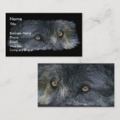 WOLF EYES Visitenkarte oder Visitenkarte (Vorne/Hinten)
