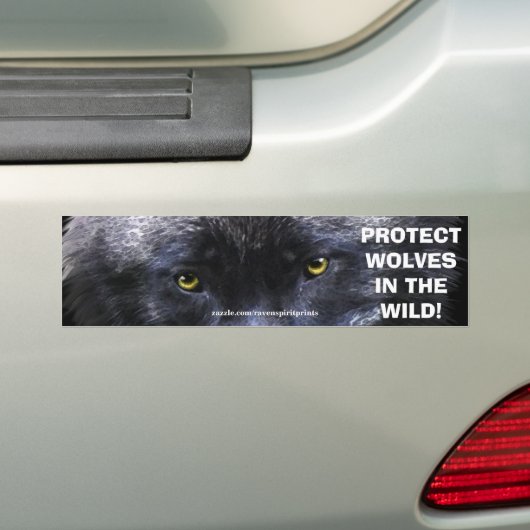 WOLF EYES Wildlife Conservation Autoaufkleber (Auf Auto)