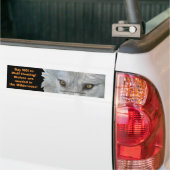 WOLF EYES Wildlife Conservation Autoaufkleber (Auf Lkw)