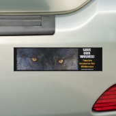 WOLF EYES Wildlife Conservation Autoaufkleber (Auf Auto)