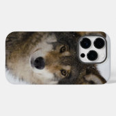 Wolf Face iPhone / iPad Gehäuse Case-Mate iPhone Hülle (Rückseite (Horizontal))