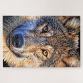 Wolf Face Jigsaw Puzzle (Horizontal)