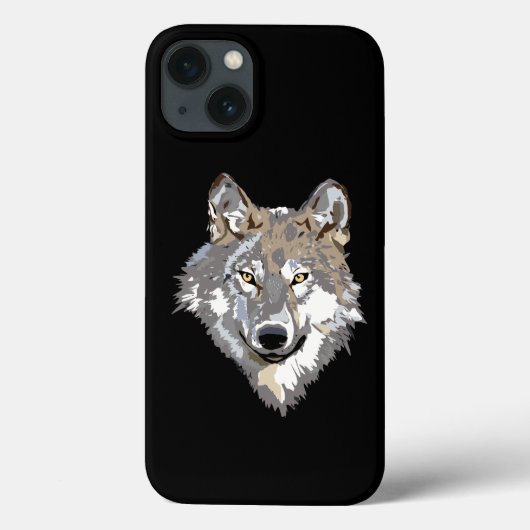 Wolf face Phone Case (Rückseite)