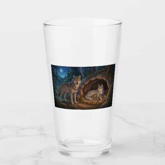 Wolf Familie Glas (Vorderseite)
