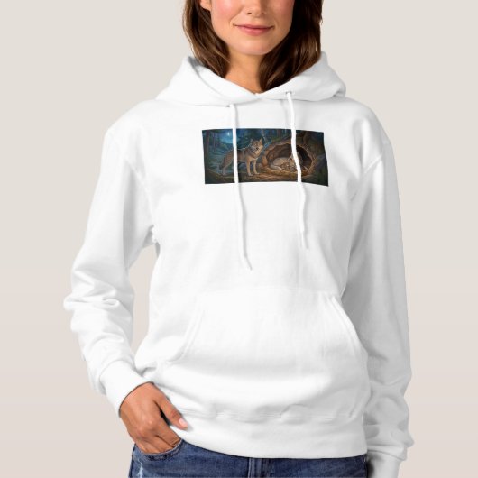 Wolf Familie Hoodie (Vorderseite)
