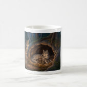 Wolf Familie Kaffeetasse (Mittel)