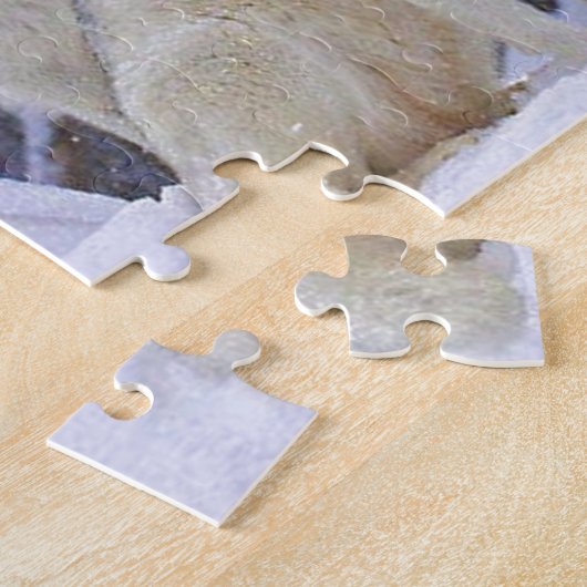 Wolf-Familie Puzzle (Seite)