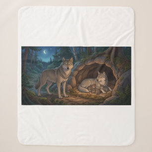 Wolf Familie Sherpadecke
