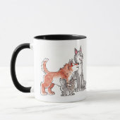 Wolf-Familien-Tasse Tasse (Links)