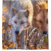 Wolf FAMILY AUTUMN Duschvorhang (Vorderseite)