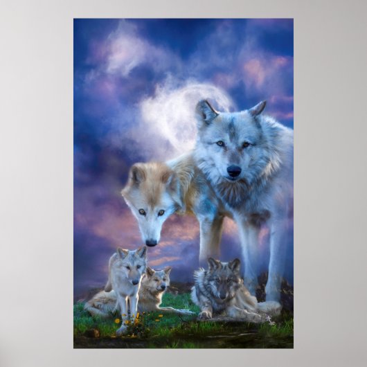 Wolf Family BESTER WORLD Poster (Vorne)