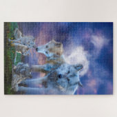 WOLF FAMILY Es gibt eine bessere Welt Puzzle (Horizontal)