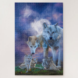 WOLF FAMILY Es gibt eine bessere Welt Puzzle