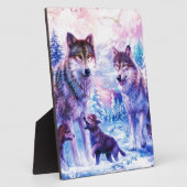 Wolf Family Fotoplatte (Seite)