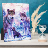 Wolf Family Fotoplatte (Seite)