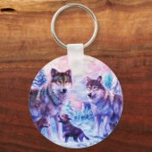 Wolf Family Schlüsselanhänger (Vorderseite)