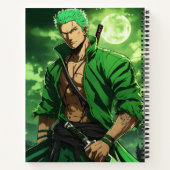 Wolf Fang Swordsman Notizblock (Rückseite)