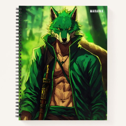 Wolf Fang Swordsman Notizblock (Vorderseite)