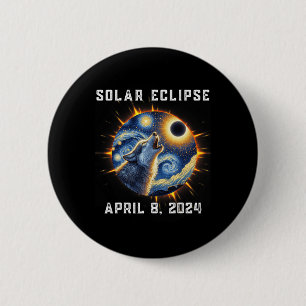 Wolf Fans Totality Solar Eclipse 2024 Totality Tot Button