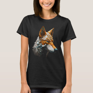 Wolf Fantasy Polygon Animal Wolf T-Shirt