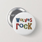 Wolf-Felsen Button (Vorne & Hinten)