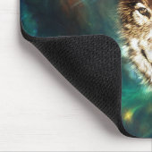 Wolf Feuer und Eis Mousepad (Ecke)