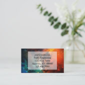 Wolf Feuer und Eis Visitenkarte (Stehend Vorderseite)