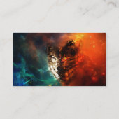 Wolf Feuer und Eis Visitenkarte (Rückseite)