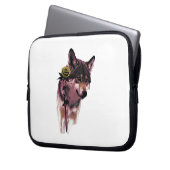 Wolf Five: Laptopschutzhülle (Vorderseite Links)