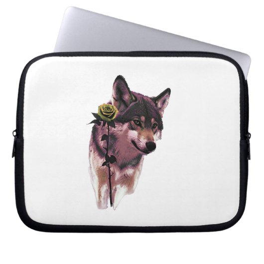 Wolf Five: Laptopschutzhülle (Vorderseite)