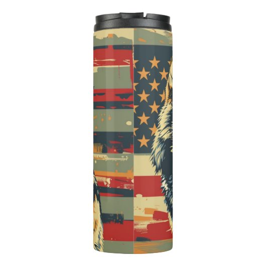 Wolf Flag Thermosbecher (Rückseite)