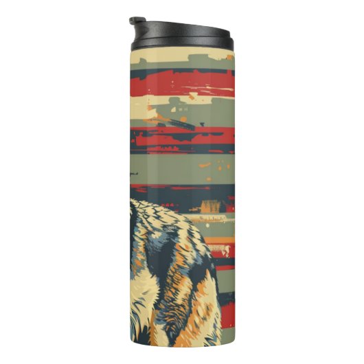 Wolf Flag Thermosbecher (Nach rechts gedreht)