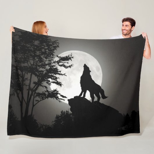 Wolf Fleece Blanket (Beispiel)