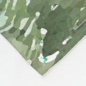 Wolf Fleece Blanket | Farbenfrohe Wolf Fleece Blan (Ecke)