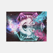 Wolf Fleecedecke (Vorderseite (Horizontal))