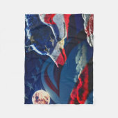 Wolf Fleecedecke (Vorderseite)