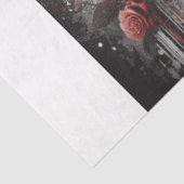 Wolf Floral Moon Seidenpapier (Ausschnitt)