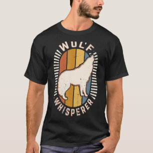 Wolf-Flüsterer Vintage Klassiker Retro Tierliebe T-Shirt