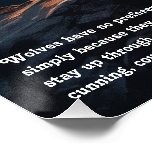 Wolf Folklore Poster (Ecke)