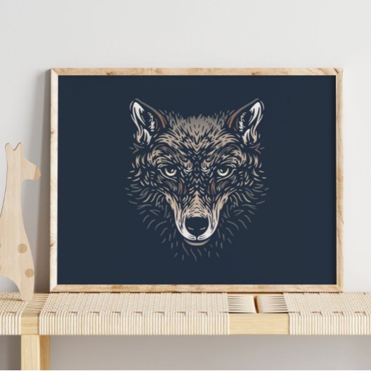 Wolf | Forest Animal Wolf Wall Print Poster