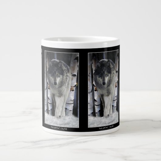 Wolf & Forest Jumbo Soup oder Coffee Tasse (Vorderseite)