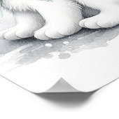 Wolf Forest Kinderzimmer Wall Art Poster (Ecke)