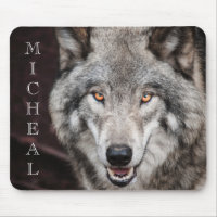 Wolf Foto Personalisierter Name