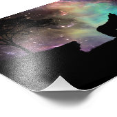 Wolf Fotodruck (Ecke)