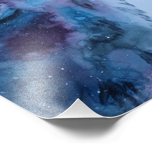 Wolf Fotodruck (Ecke)