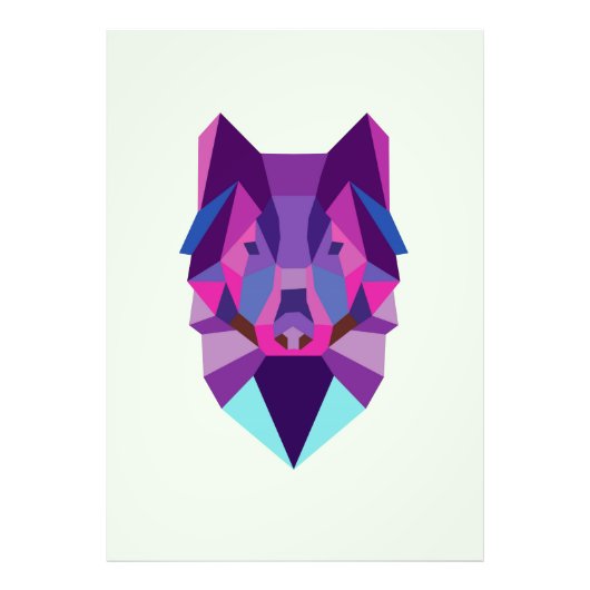 Wolf Fotodruck (Vorne)