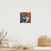 Wolf Fotograf Poster (Küche)