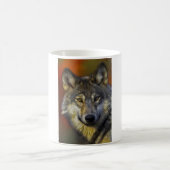 Wolf Fotografy Art Spirit Guide Animal Liebe Kaffeetasse (Mittel)