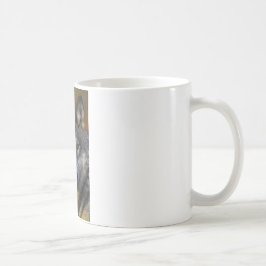 Wolf Fotografy Art Spirit Guide Animal Liebe Kaffeetasse (Rechts)