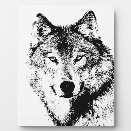 Wolf Fotoplatte (Vorderseite)